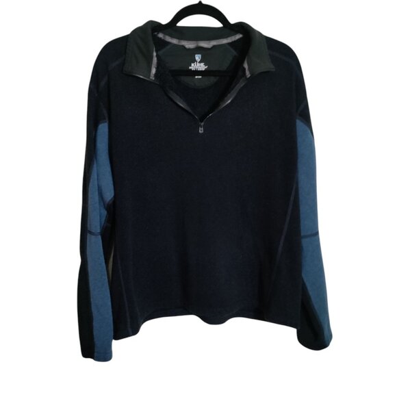 Kuhl #3007 Men's Revel 1/4 Zip - Mutiny Blue / Kuhl Blue - Sz XXL